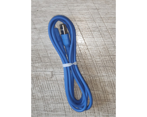 Кабель зарядки Hoco X30 USB to Lightning 1.2 м силиконовый синий