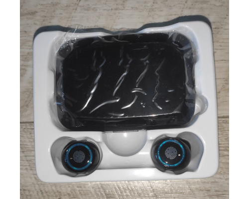 Наушники беспроводные с кейсом зарядки Newest M11 Bluetooth черные