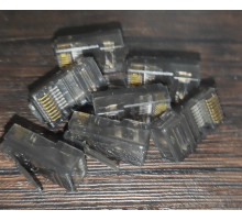 Коннектор RJ45 черный
