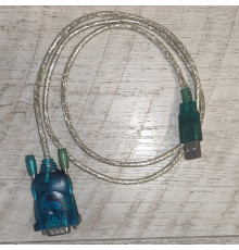 Кабель для передачи данных RS-232 (папа) - USB (папа) силиконовый 1 м б/у