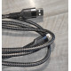 Кабель быстрой зарядки Hoco U110 USB to IP усиленная оплётка 1.2 м черный