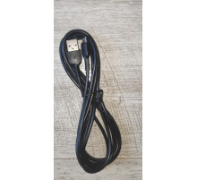 Кабель зарядки Hoco X20 USB to Micro USB прорезиненный черный 2 м