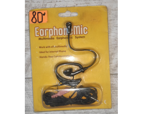 Уценка Мононаушник EarphoneMic XTY-17 с микрофоном черный