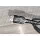 Кабель зарядки Hoco U110 USB to Type C усиленная оплётка 1.2 м черный