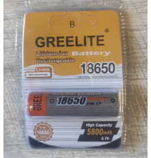 Распродажа Аккумулятор 18650 Greelite 3.7v 5800mAh новый