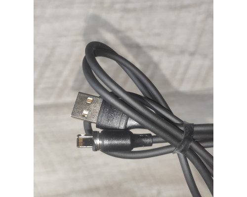 Кабель магнитный зарядки Hoco X52 USB to Lightning 2.4 А 1 м черный