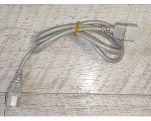 Кабель питания сетевой удлинитель 3PIN (мама-папа) 3*0.75 серый 1.5 м б/у Кабель питания сетевой удлинитель 3PIN (мама-папа) 3*0.75 серый 1.5 м б/у