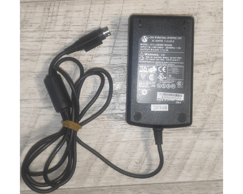 Блок питания 24V 2.5A трансформаторный разъем 3PIN б/у Блок питания 24V 2.5A трансформаторный разъем 3PIN б/у