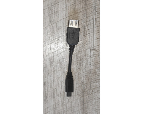 OTG кабель USB micro USB новый черный