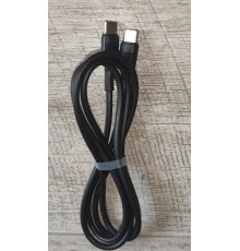 Кабель быстрой зарядки Hoco X83 Type С to Type C 1 м черный