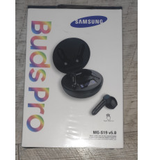 Наушники беспроводные с кейсом зарядки Buds Pro MG-S19 Bluetooth розовые