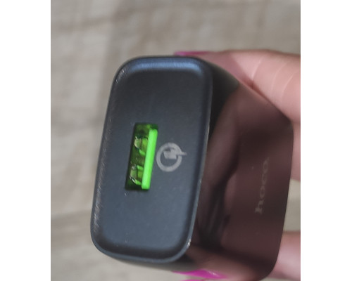 Блок питания зарядное устройство USB + шнур USB to micro USB 1 м Hoco QC3.0 Charger новый черный Блок питания зарядное устройство USB + шнур USB to micro USB 1 м Hoco QC3.0 Charger новый черный