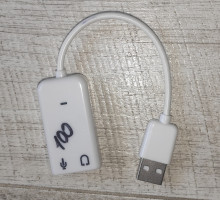 Распродажа Внешняя звуковая карта USB новая