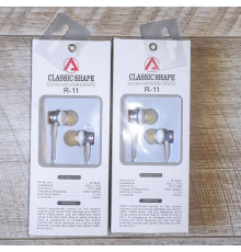 Распродажа Наушники проводные вакуумные Airuika R-10 черные, белые, черно-красные новые