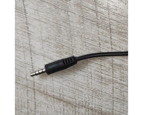 Наушники игровые проводные с микрофоном Fulltech B13 с регулятором громкости жёлтый хаки