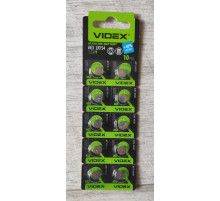 Уценка Батарейка Videx Alkaline AG5 LR754 1.5V блистер 10 шт