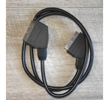 Кабель видео Scart-Scart 1.2 м черный