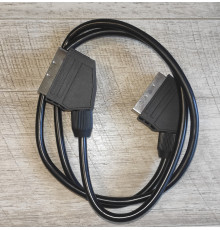 Кабель видео Scart-Scart 1.2 м черный