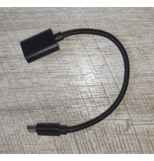 OTG кабель переходник Kin KY-167 Type C to USB черный