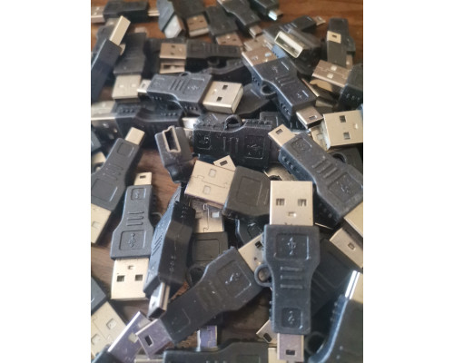 Переходник USB-USB mini (штекер-штекер)