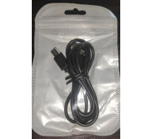 Кабель зарядки USB to micro USB 5V черный 1м