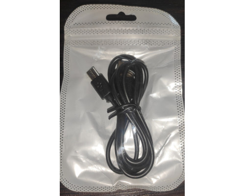 Кабель зарядки USB to micro USB 5V черный 1м Кабель зарядки USB to micro USB 5V черный 1м