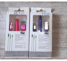 Распродажа Кабель зарядки USB micro USB с регулятором новый розовый фиолетовый Распродажа Кабель зарядки USB micro USB с регулятором новый розовый фиолетовый