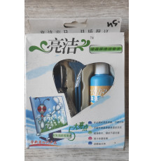 Распродажа Средство для очистки мониторов оргтехники - спрей, щёточка, микрофибра с дефектом