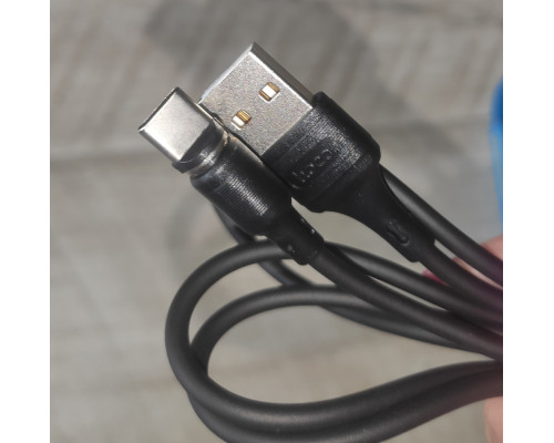 Кабель магнитный быстрой зарядки Hoco X52 USB to Type C 3A 1 м черный