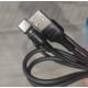 Кабель магнитный быстрой зарядки Hoco X52 USB to Type C 3A 1 м черный