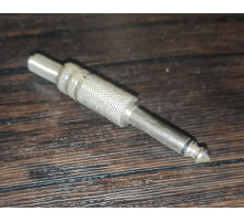 Штекер под пайку Jack 6.5 для наушников метал