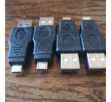 Переходник USB-USB micro (штекер-штекер)