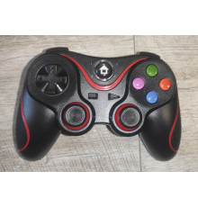 Джойстик игровой беспроводный Wireless Controller V8 с держателем под смартфон черный