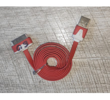 Распродажа Кабель зарядки USB для Iphone 4 прорезиненный новый красный