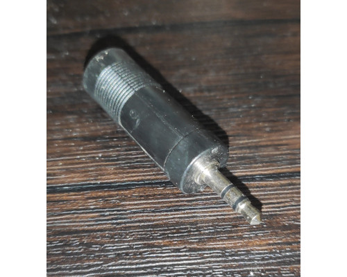 Переходник для наушников Jack 6.5 to Jack 3.5 (мама-папа)