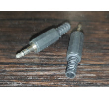 Штекер под пайку Jack 3.5 папа