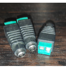 Разъем гнездо питания под отвертку 5.5*2.5 (мама)