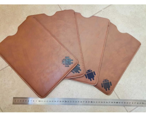 Чехол-карман для планшета кожзам 20,5х27,5 см цвет коричневый, черный