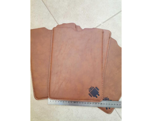 Чехол-карман для планшета кожзам 20,5х27,5 см цвет коричневый, черный