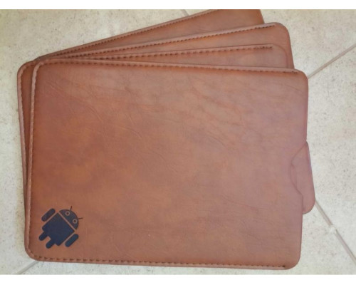 Чехол-карман для планшета кожзам 20,5х27,5 см цвет коричневый, черный