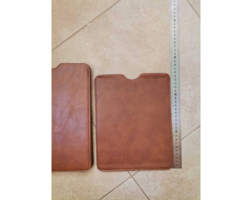 Чехол-карман для планшета кожзам 20,5х27,5 см цвет коричневый, черный