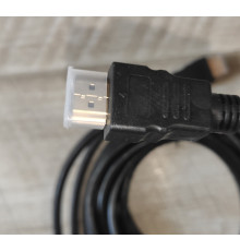 Кабель HDMI-HDMI 5 м (папа -папа) прорезиненный черный