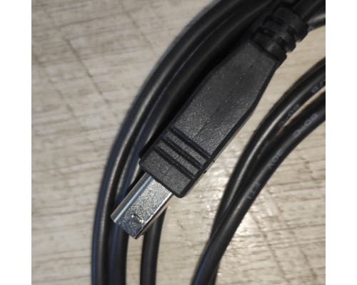 Кабель для принтера USB 2.0 AM/BM 1.5 м черный новый Кабель для принтера USB 2.0 AM/BM 1.5 м черный новый