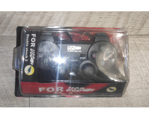Джойстик проводной для PC Double Shock 2 черный