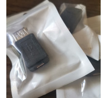 Переходник USB-USB micro (гнездо-гнездо)