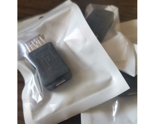 Переходник USB-USB micro (гнездо-гнездо)
