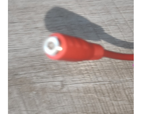 Переходник с Jack 2.5 to Jack 3.5 новый красный