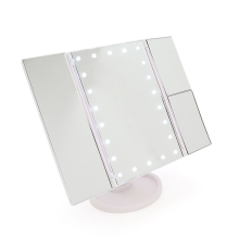Дзеркало для макіяжу з LED підсвічуванням Magic Makeup Mirror, White