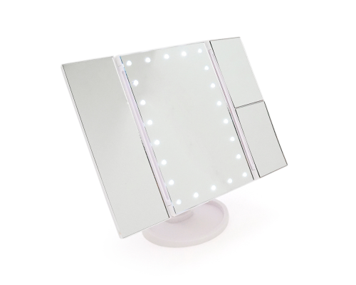 Дзеркало для макіяжу з LED підсвічуванням Magic Makeup Mirror, White