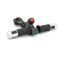 Ручка газу з кнопкою для електровелосипеда 12-72V+вольтметр, Box